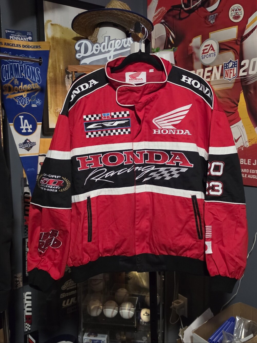 Honda Racing Jacket - Anniversary USA Japan Ride Red 2023